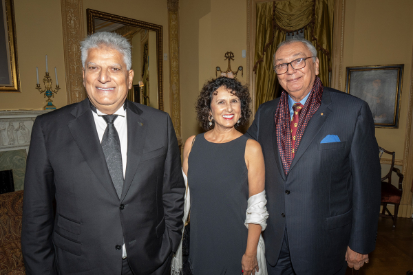 Tahir Hasanovic, Marina Hasanovic, Branko vitez Terzic (Photo Credit: David Warren / SIPA USA for AP)