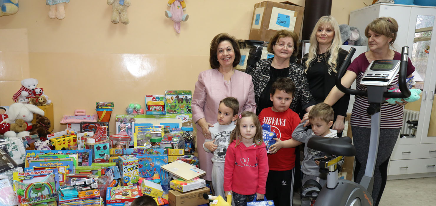 Crown Princess Katherine and Lifeline Chicago Deliver Aid to The Institute "Prof. Dr. Cvetko Brajovic"