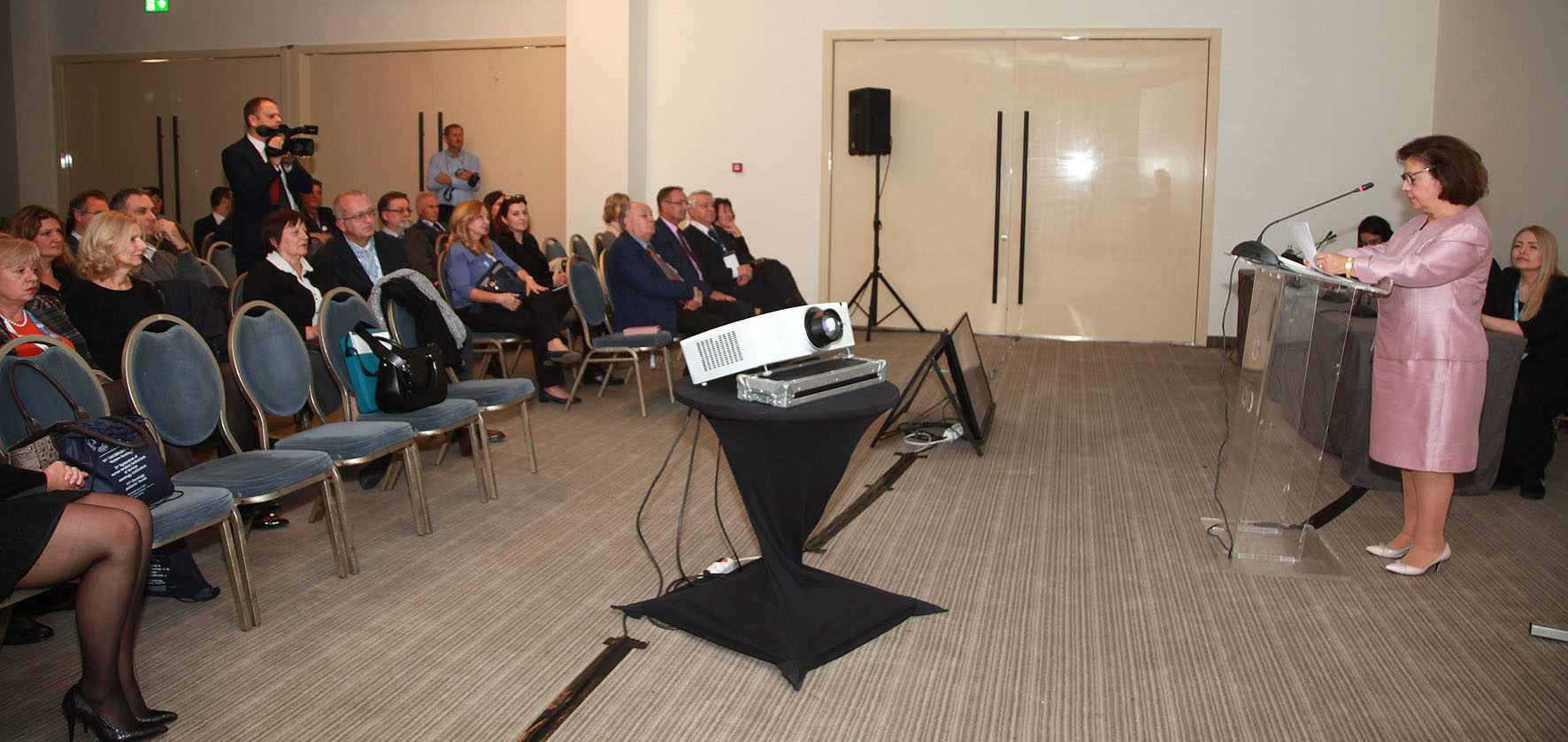 HRH Crown Princess Katherine at the opening of 54th Cancerology Week