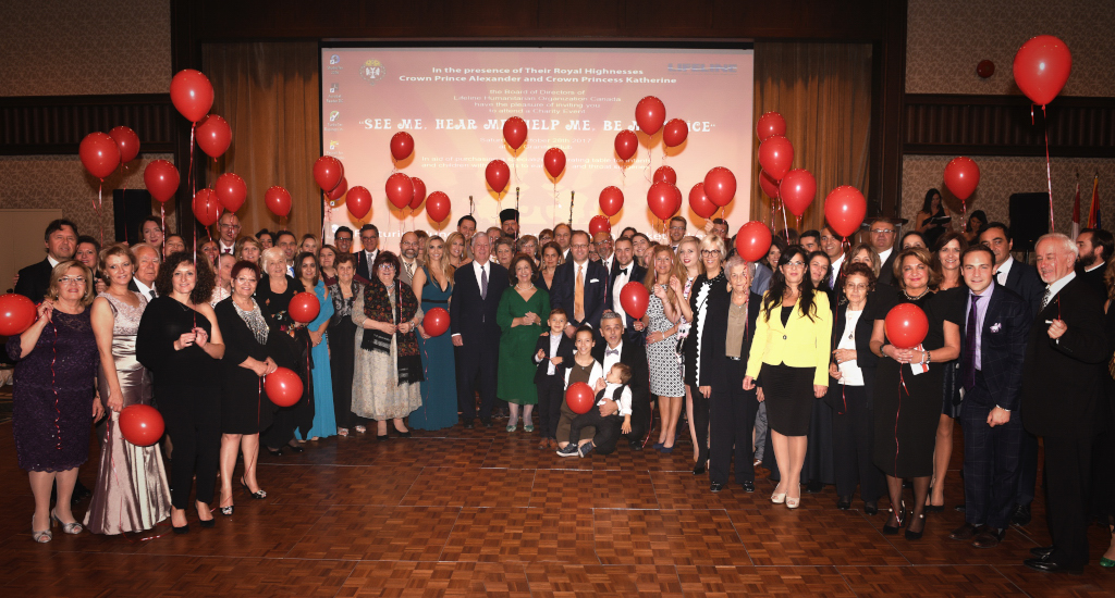 The Royal Humanitarian Mission to Canada For Helping Children in Serbia