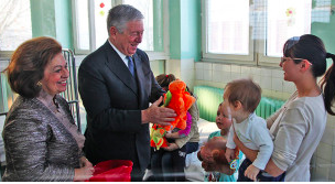 Crown Prince and Crown Princess visit Pozarevac