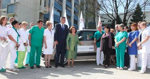 Crown Princess Katherine visits Kraljevo to Donate a Car for Transporting Patients to Health Centre
