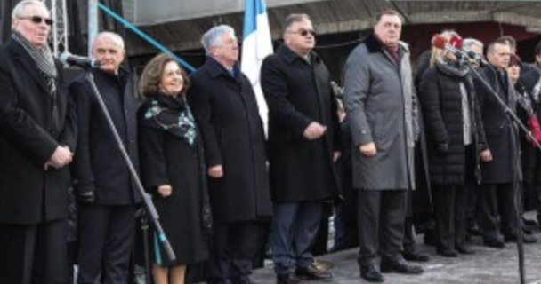 Crown Prince Alexander and Crown Princess Katherine in Banja Luka