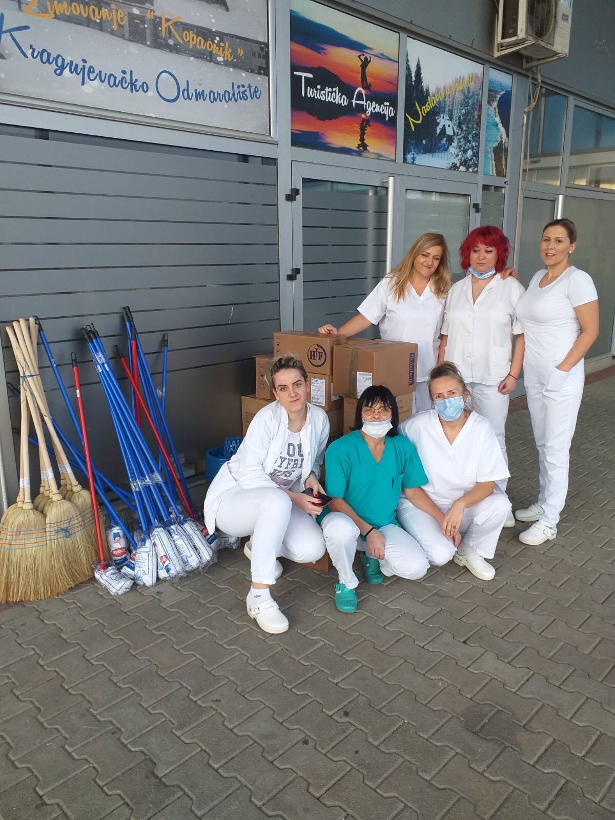 MUCH NEEDED HELP PROVIDED FOR THE COVID HOSPITAL IN KRAGUJEVAC